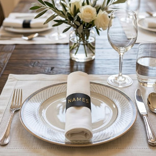 Personalized With Last Name or Nickname on Them Napkin Bands