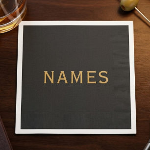 Personalized With Last Name or Nickname on Them Napkins