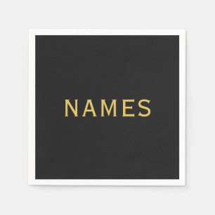 Personalized With Last Name or Nickname on Them Napkins