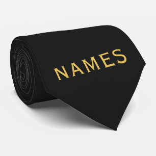 Personalized With Last Name or Nickname on Them Neck Tie