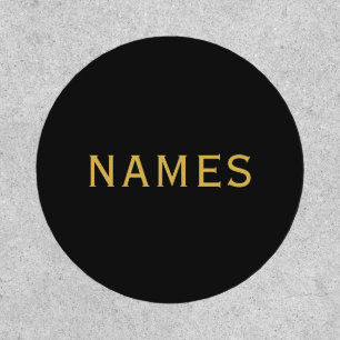Personalized With Last Name or Nickname on Them Patch