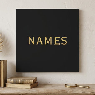 Personalized With Last Name or Nickname on Them Peel And Stick Photo Tile