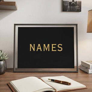 Personalized With Last Name or Nickname on Them Photo Print
