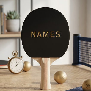 Personalized With Last Name or Nickname on Them Ping Pong Paddle