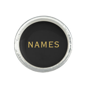 Personalized With Last Name or Nickname on Them Ring