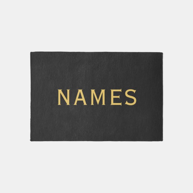 Personalized With Last Name or Nickname on Them Rug (Front)