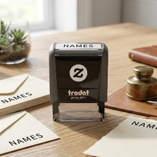 Personalized With Last Name or Nickname on Them Self-inking Stamp