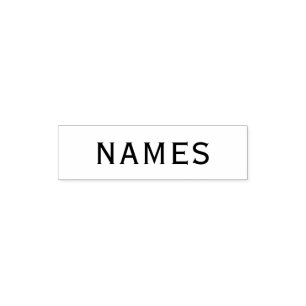 Personalized With Last Name or Nickname on Them Self-inking Stamp