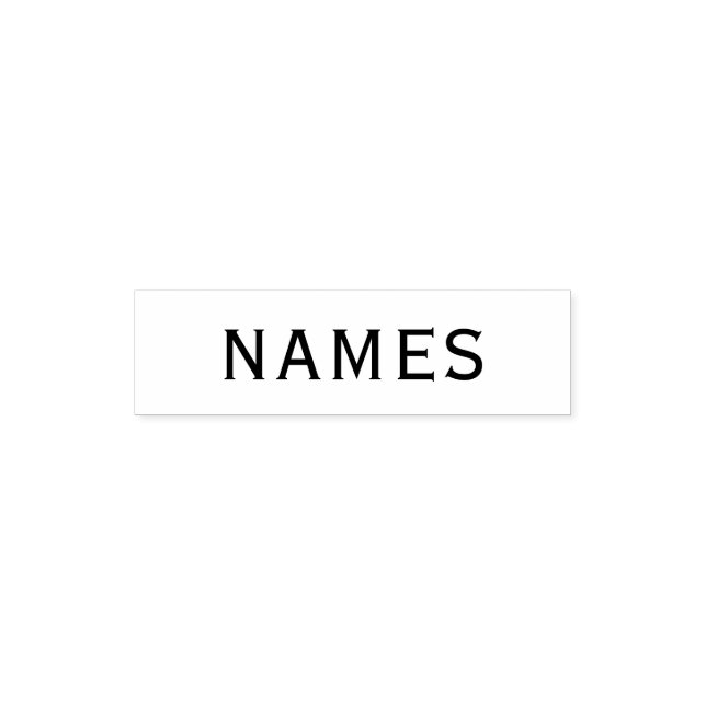 Personalized With Last Name or Nickname on Them Self-inking Stamp (Design)