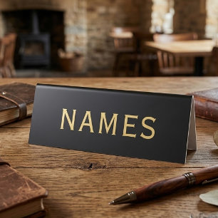 Personalized With Last Name or Nickname on Them Table Tent