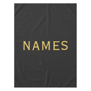 Personalized With Last Name or Nickname on Them Tablecloth