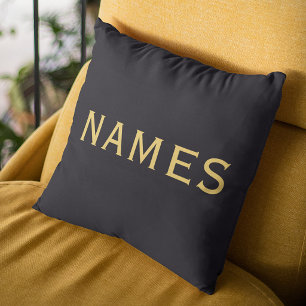 Personalized With Last Name or Nickname on Them Throw Pillow