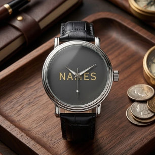 Personalized With Last Name or Nickname on Them Watch