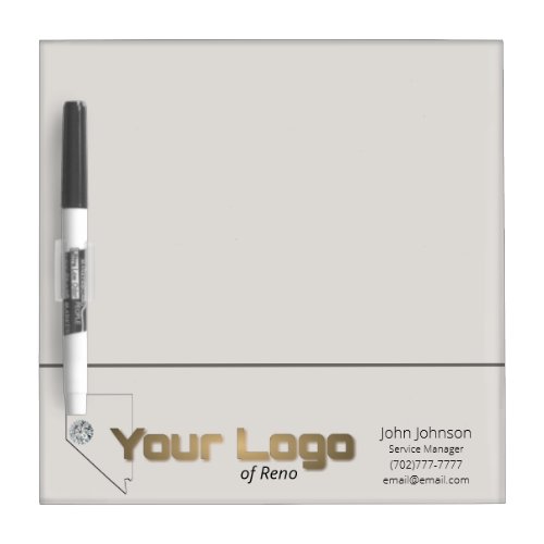 Personalized with logo promotional dry erase board