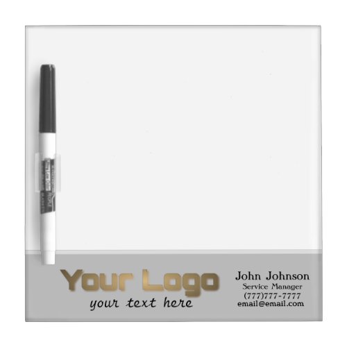 Personalized with logo promotional dry erase board