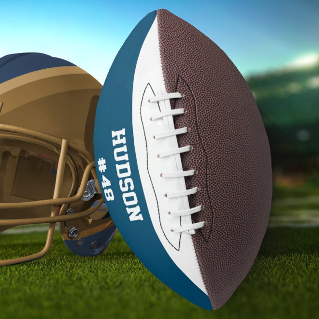 Personalized with name and number football (Creator Uploaded)