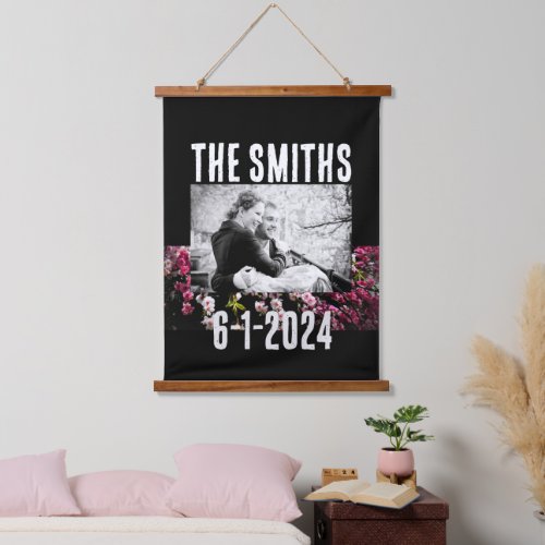 Personalized with Name and Photo Hanging Tapestry