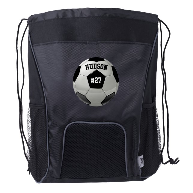 Personalized with Name Number Soccer Backpack (Front)