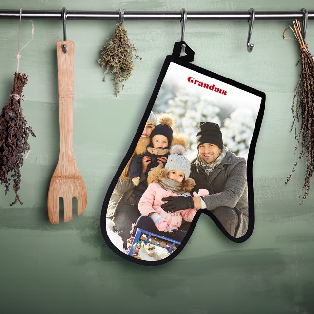 Personalized with Name Photo Oven Mitt (Creator Uploaded)