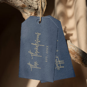 Personalized With Names Elegant Calligraphy Script Gift Tags