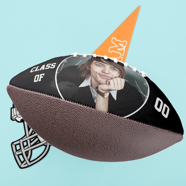 Personalized with Photo and Year Football (Creator Uploaded)