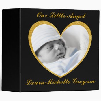 Personalized With Picture Baby Photo Album Binder by ChickiePlates at Zazzle