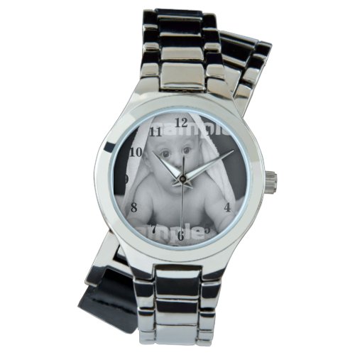 Personalized With Your own Photo One Of A Kind Wristwatch