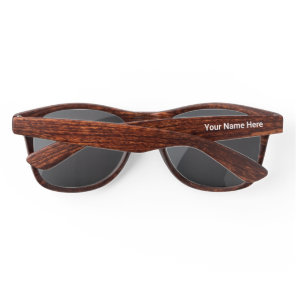 Personalized with your own text sunglasses
