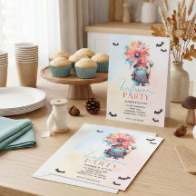 Personalized Wizard Halloween Party Invitation