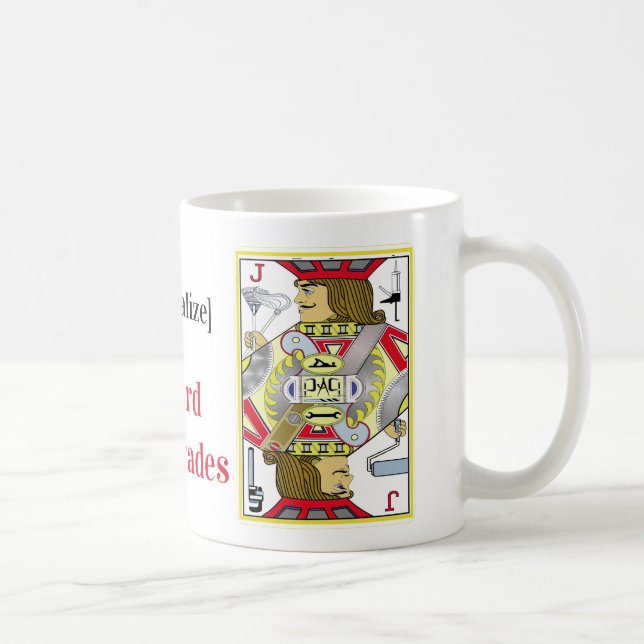 Personalized Wizard of all trades mug (Right)