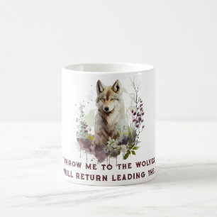 Personalized Wolf Quote Coffee Mug
