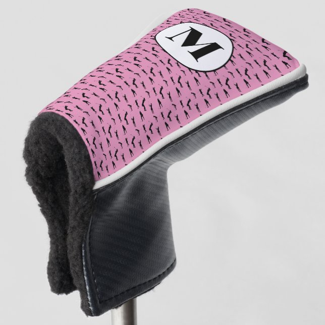 Personalized Woman Golfer Putter Cover (3/4 Front)