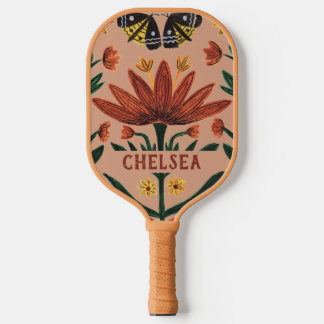 Personalized Woman's Botanical Pickleball Paddle