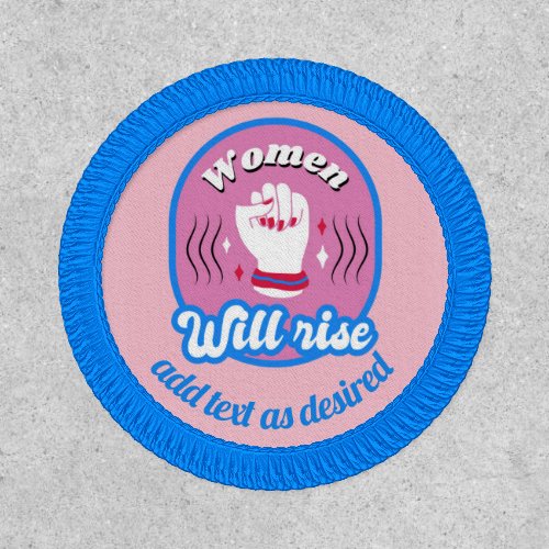 Personalized Women Power Feminist Feminism Patch