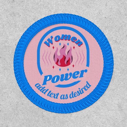 Personalized Women Power Feminist Feminism Patch