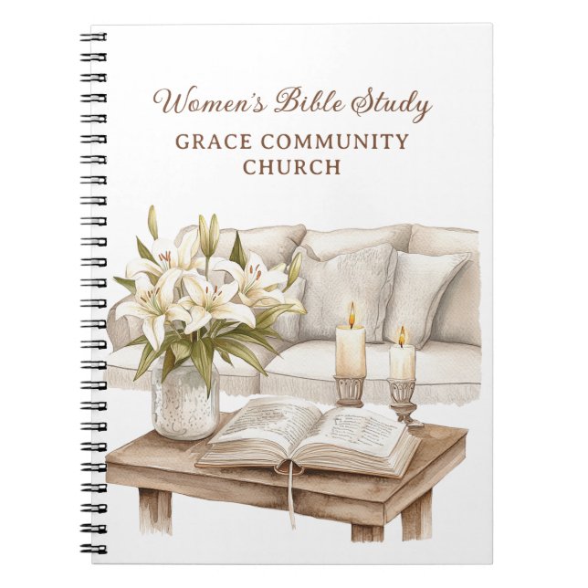 Personalized Women's Bible Study Notebook (Front)