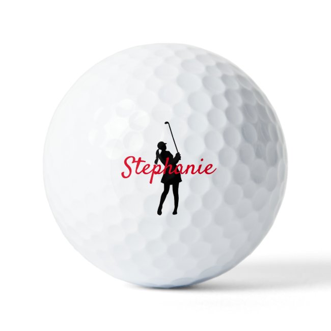 Personalized Women's Golf Balls