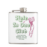 Personalized Womens Golf Hole In One Memento Hip Flask at Zazzle