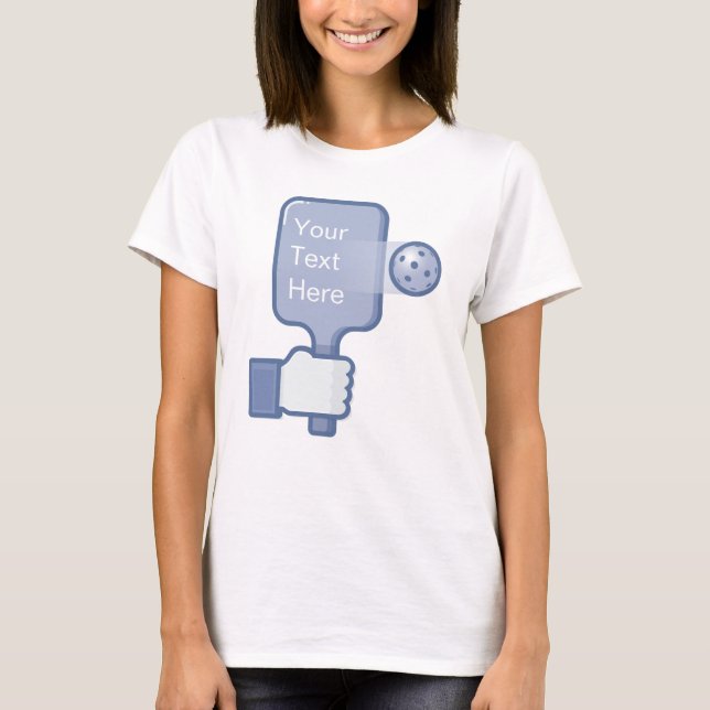 Personalized Women's Pickleball T-shirt (Front)