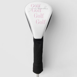 Personalized Women's Pink Golf Head Cover