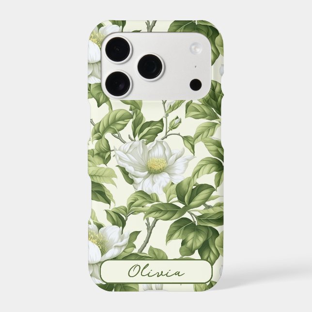 Personalized Wonderful classic floral pattern Iphone Case (Back)