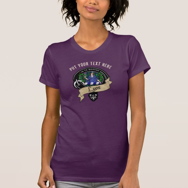 Personalized Wood Clan Badge T-Shirt (Front)