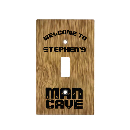 Nuts And Bolts Metal Light Switch Plate Cover Man Cave Decor Garage Decor 