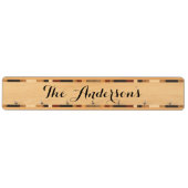 Personalized Wood Key Rack (Front)