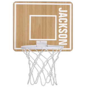Personalized Wood Mini Basketball Hoop
