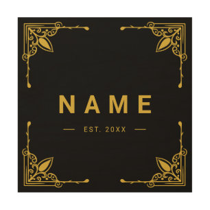 Personalized Wood Wall Art with Your Text