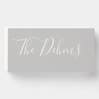 PERSONALIZED wooden  box sign