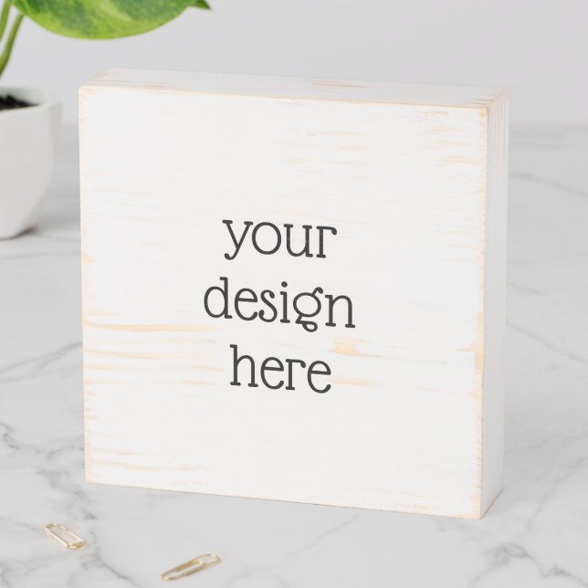 Personalized  wooden box sign (In Situ Horizontal)