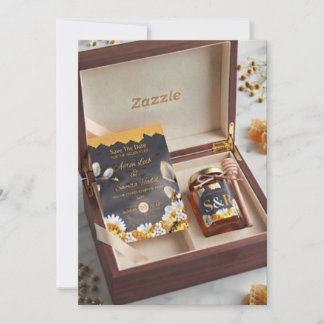 Personalized Wooden Gift Box for Wedding & Event Invitation