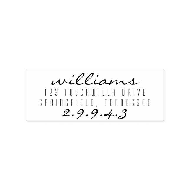 Personalized Wooden handle stamp (Imprint)